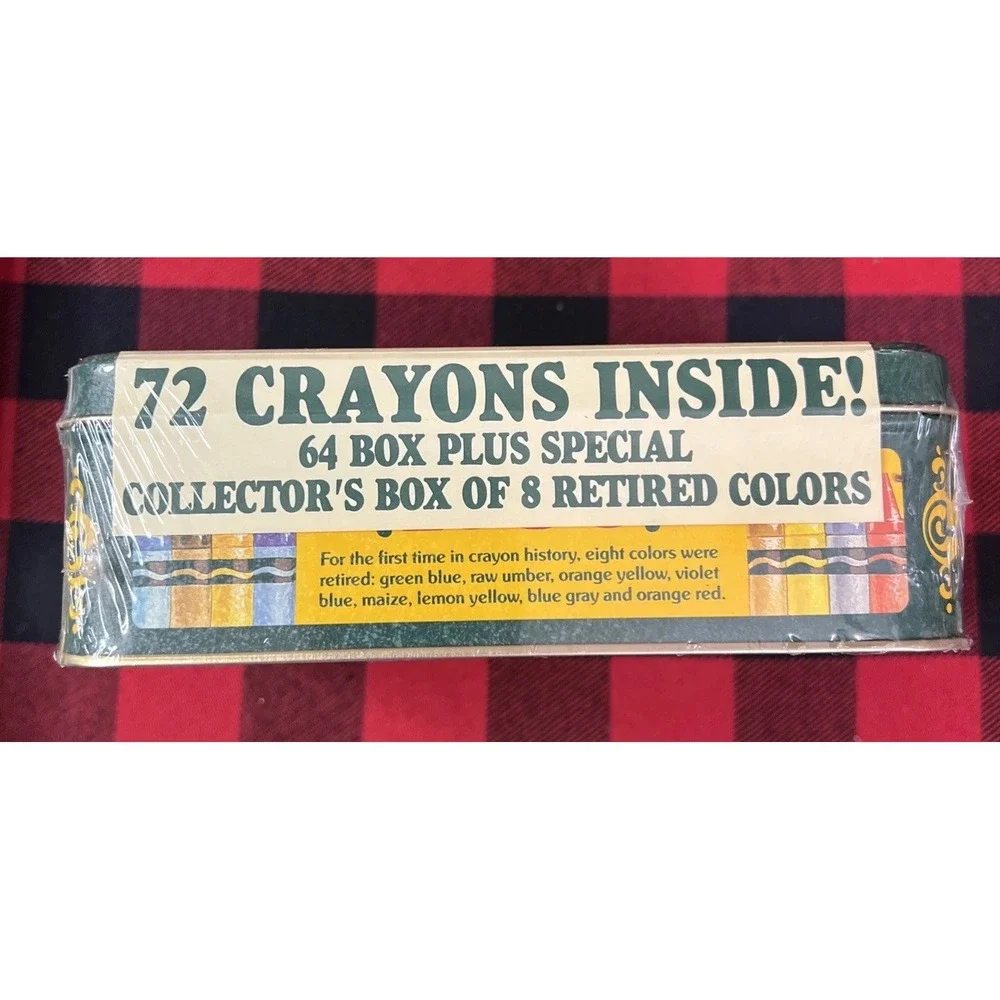 Vintage Crayola Collector's Colors Limited Edition 72ct Crayon Set Box‎ Unopened